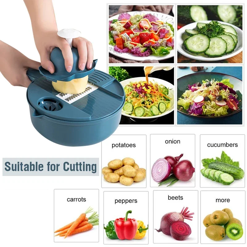 Kitchen Gadgets Hacks - قطاعة خضروات متعددة الوظائف ، قطاعة
