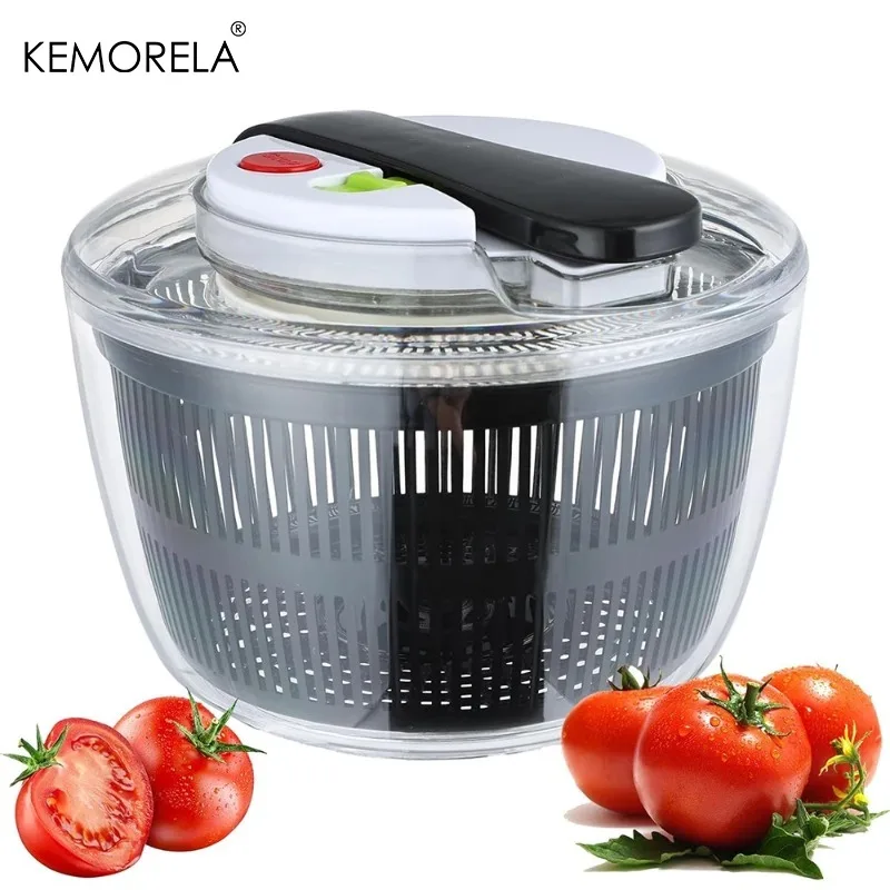 Salad Spinner - KEMORELA 3L أداة تجفيف الخضروات والسلطة