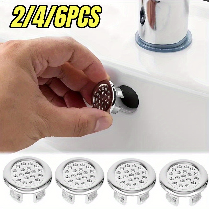 Kitchen Gadgets Hacks - 2/4/6 قطع غطاء بلاستيكي دائري لتصريف