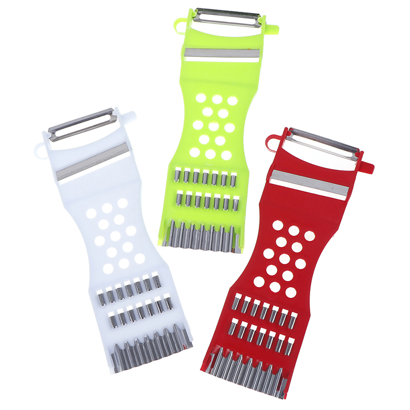 Kitchen Tools Gadgets Vegetable Fruit Peeler Parer Julienne Cutter Multifunction - أدوات مطبخ متعددة الوظائف 3 في