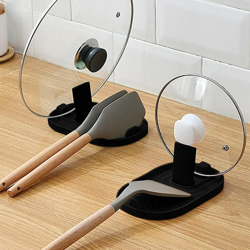 Kitchen Gadgets Needed - حامل أواني متعدد الألوان قابل للطي