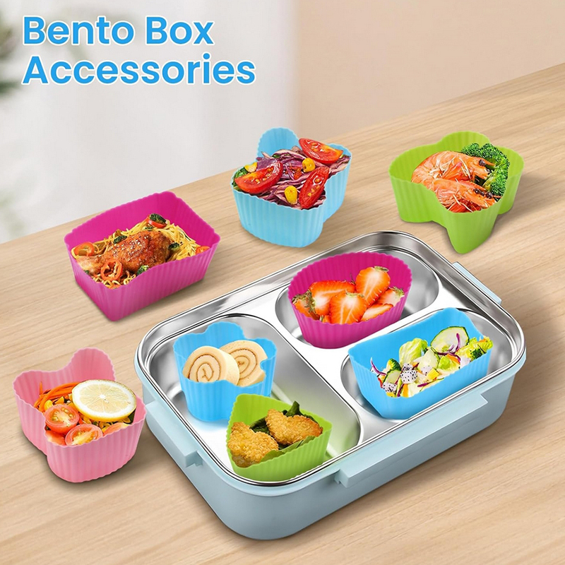 Silicone Baking Mat - 8 قطع من فواصل علب الغداء