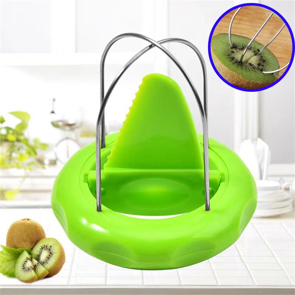Kitchen Gadgets Hacks - الكيوي القاطع مقشرة القطاعة المطبخ انفصال