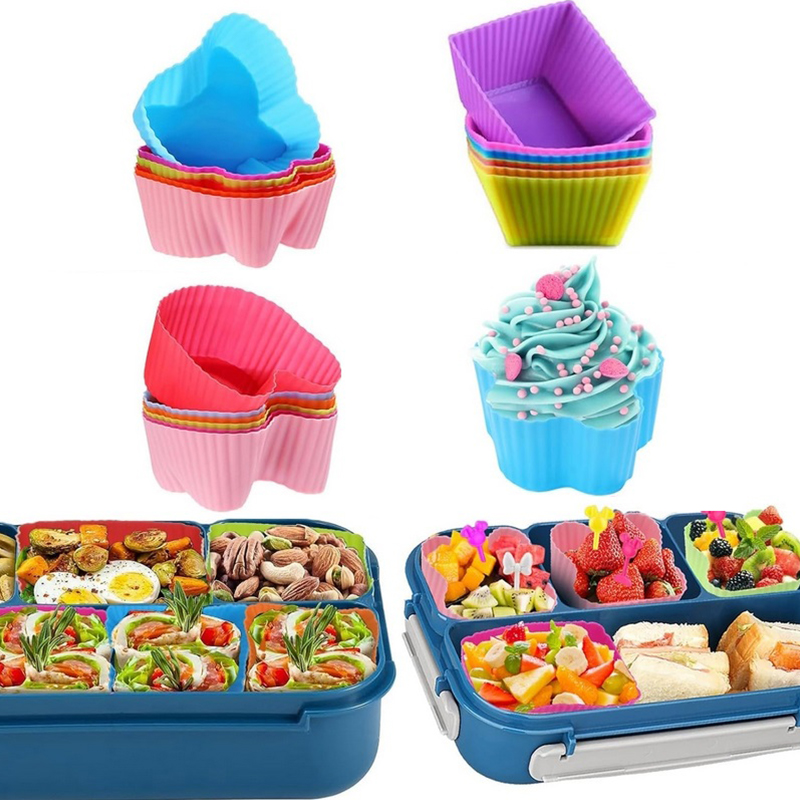Silicone Baking Mat - 8 قطع من فواصل علب الغداء