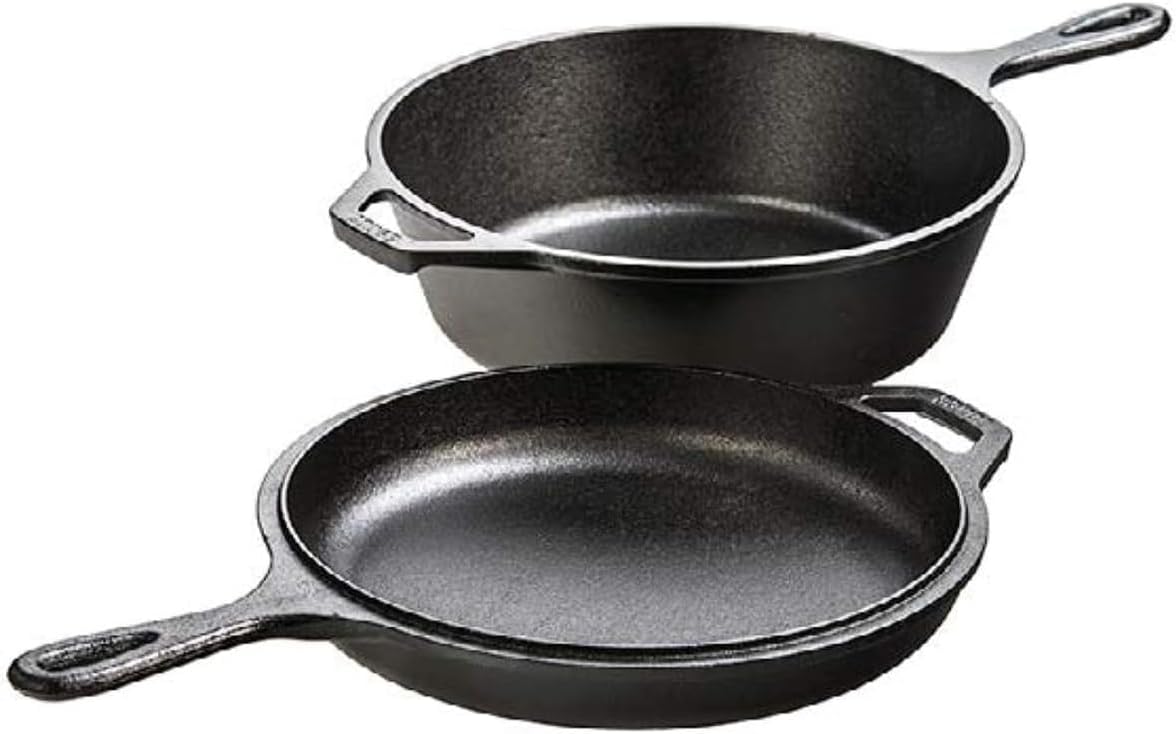 طقم أواني طهي من الحديد الزهر  - مراجعة Cast Iron Skillet وسعره