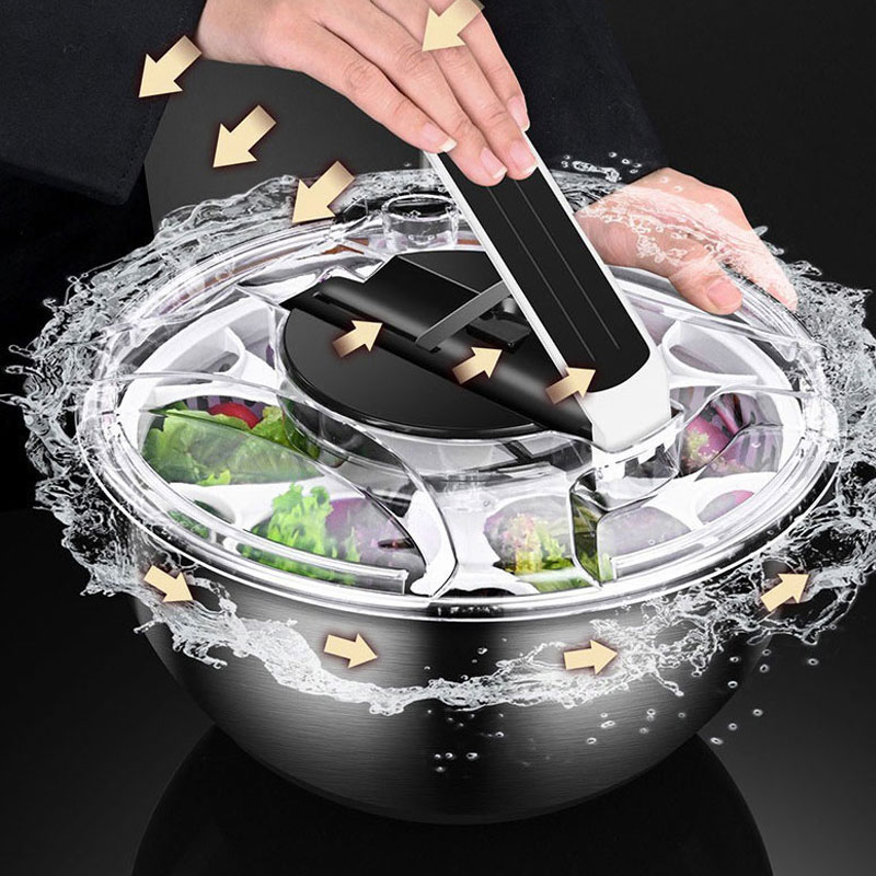 سلطة سبينر الفولاذ المقاوم للص - مراجعة Salad Spinner وسعره