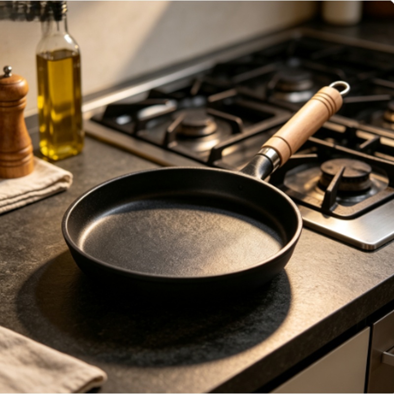 مقلاة حديد زهر غير مطلية مقاس  - مراجعة Cast Iron Skillet وسعره