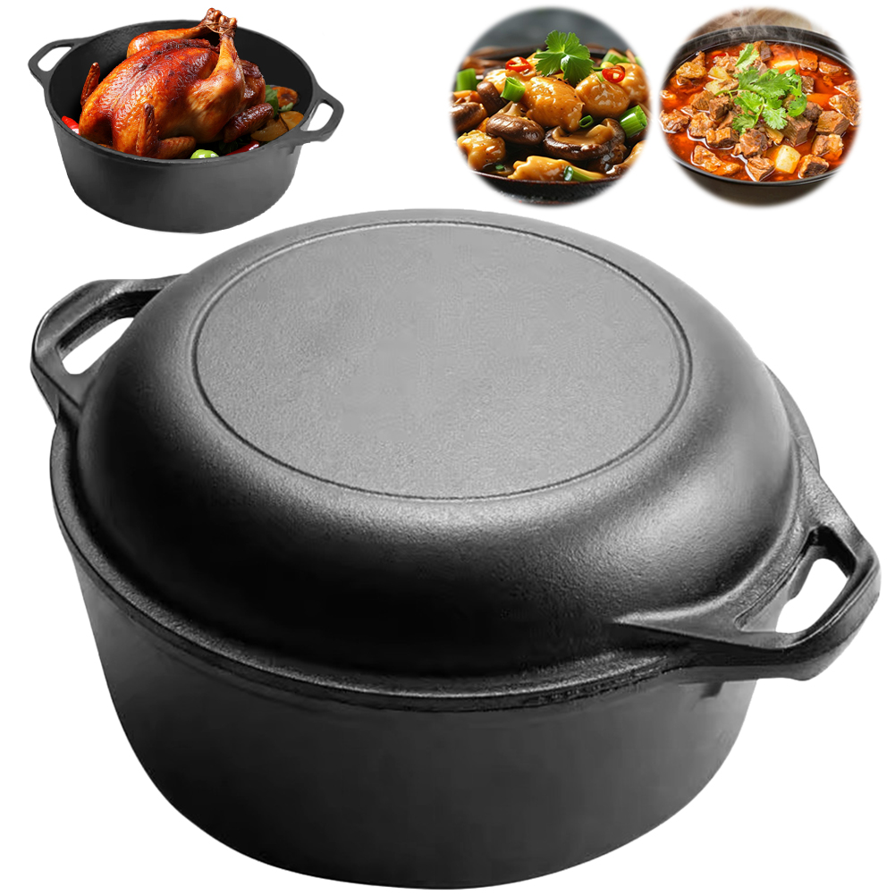 وعاء طهي هولندي من الحديد الزه - مراجعة Cast Iron Skillet وسعره