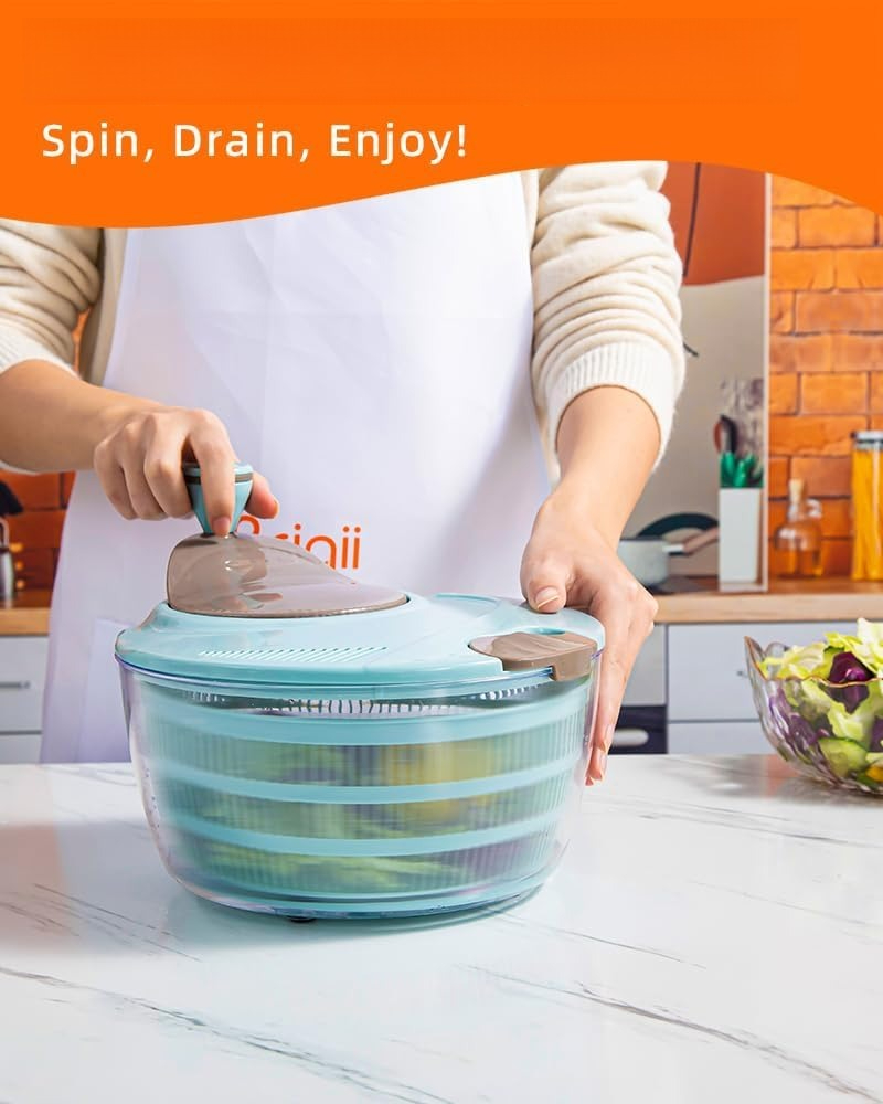 جهاز تجفيف السلطة بسعة 4.24 كو - مراجعة Salad Spinner وسعره