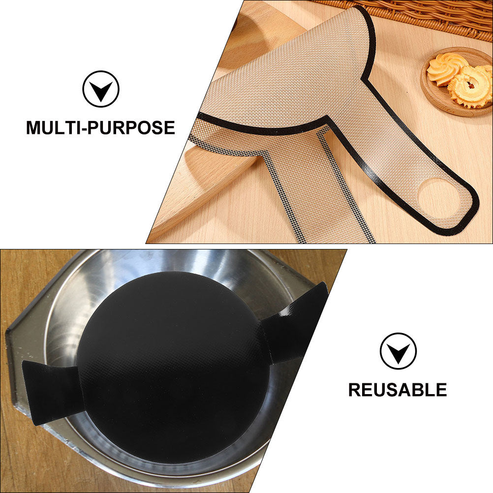 قطعتان من حصائر الخبز السيليكو - مراجعة Silicone Baking Mat وسعره