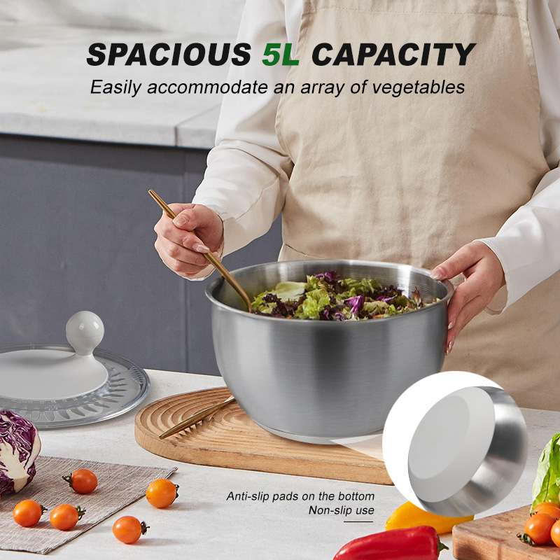 وعاء دوار للخس قابل للتخصيص لت - مراجعة Salad Spinner وسعره