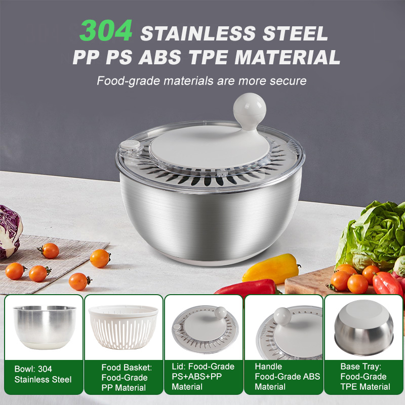 وعاء دوار للخس قابل للتخصيص لت - مراجعة Salad Spinner وسعره