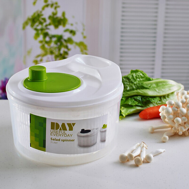 سعة كبيرة مجفف الخضروات الدوار - مراجعة Salad Spinner وسعره