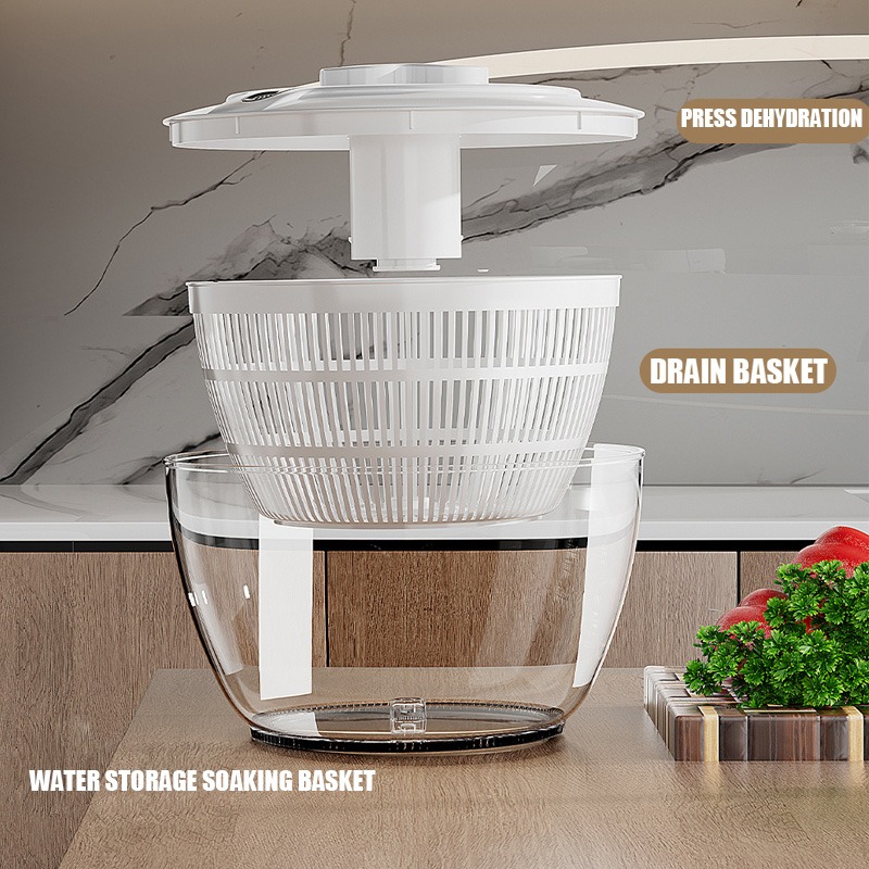 5 لتر/5.2 كيو تي سلطة سبينر-لي - مراجعة Salad Spinner وسعره