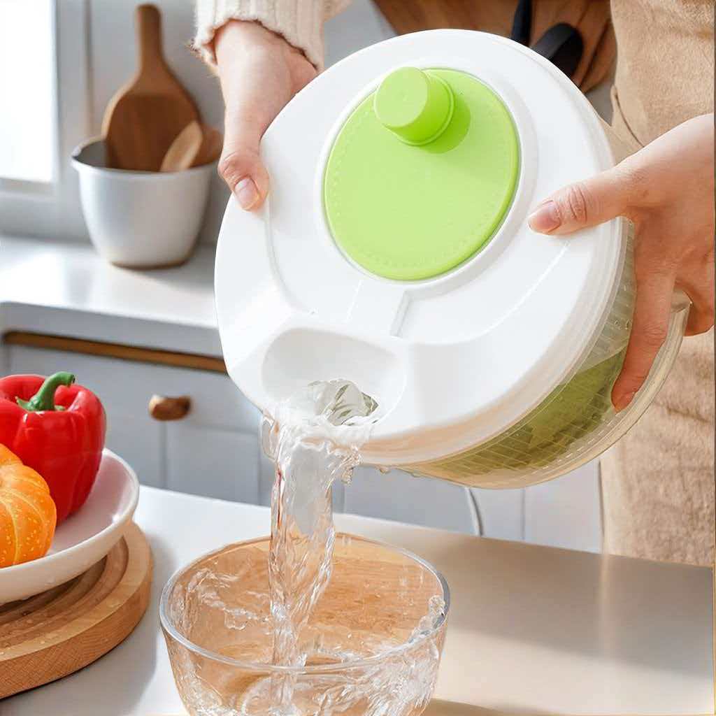 1 مجموعة المنزلية متعددة الوظا - مراجعة Salad Spinner وسعره