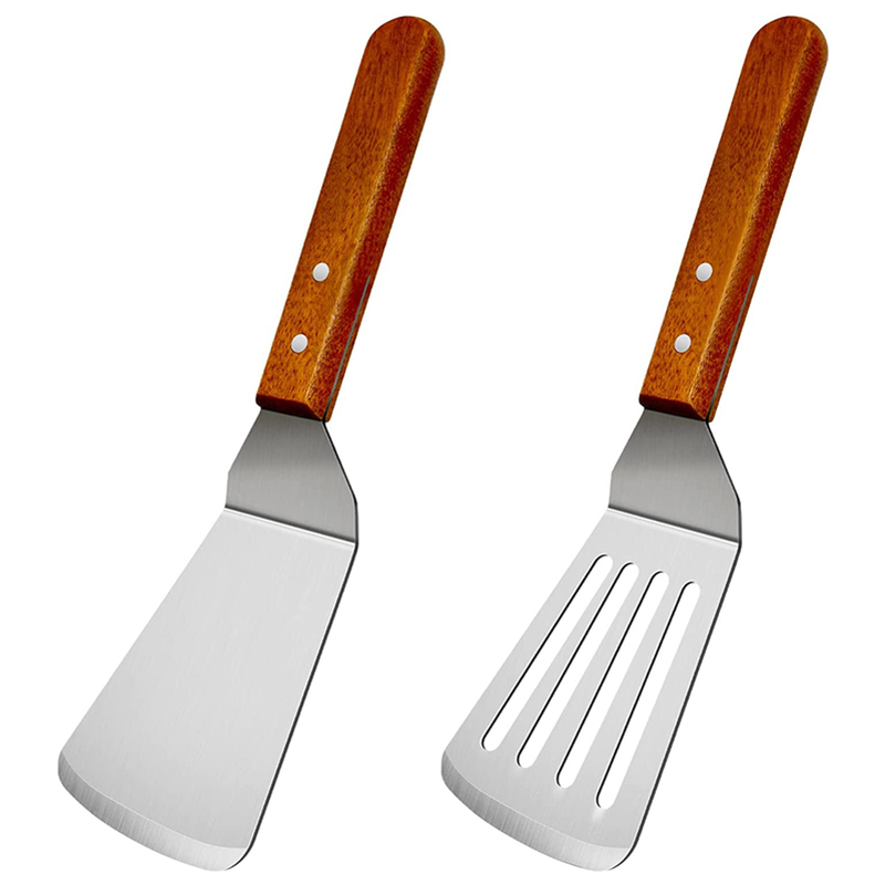 ملعقة مشقوقة بمقبض خشبي ، ملاع - مراجعة Cast Iron Skillet وسعره