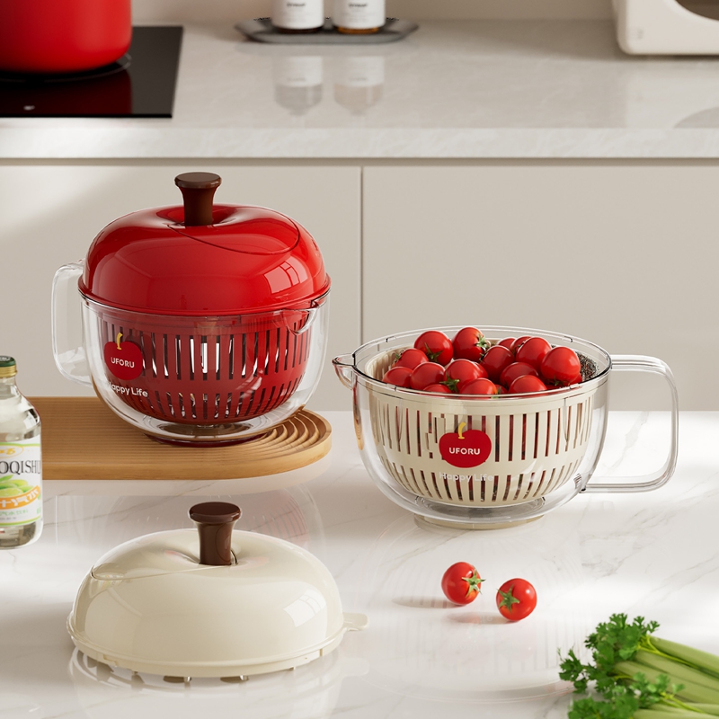UFORU سلة تجفيف الخضروات والفو - مراجعة Salad Spinner وسعره