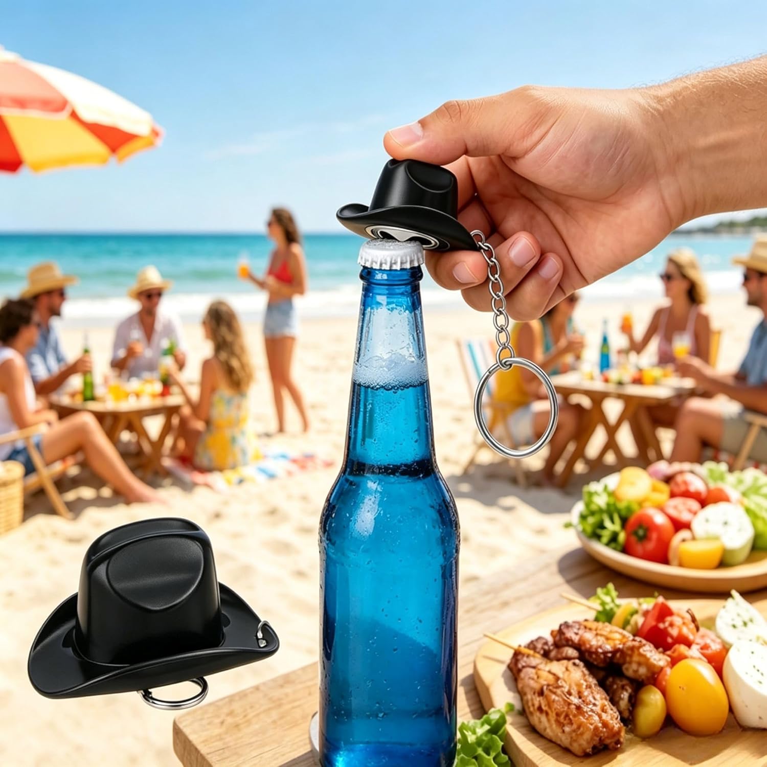 فتاحة زجاجات بتصميم قبعة رعاة  - مراجعة Kitchen Gadgets Home Party وسعره