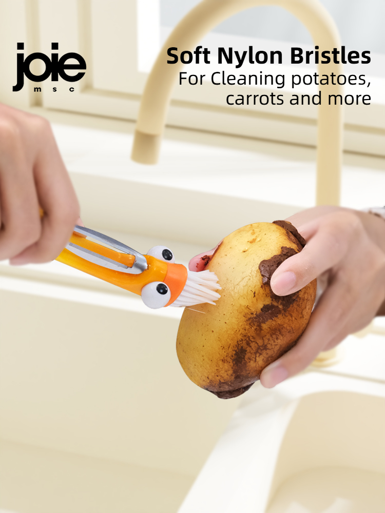 مقشرة وفرشاة متعددة الوظائف من - مراجعة Kitchen Gadgets Joie وسعره