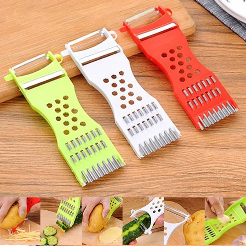 أدوات المطبخ المنزلية متعددة ا - مراجعة Kitchen Tools Gadgets Vegetable Fruit Peeler Parer Julienne Cutter Multifunction وسعره