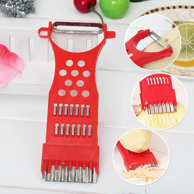 أدوات المطبخ المنزلية متعددة ا - مراجعة Kitchen Tools Gadgets Vegetable Fruit Peeler Parer Julienne Cutter Multifunction وسعره