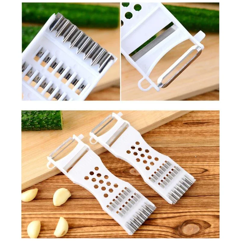 أدوات المطبخ المنزلية متعددة ا - مراجعة Kitchen Tools Gadgets Vegetable Fruit Peeler Parer Julienne Cutter Multifunction وسعره