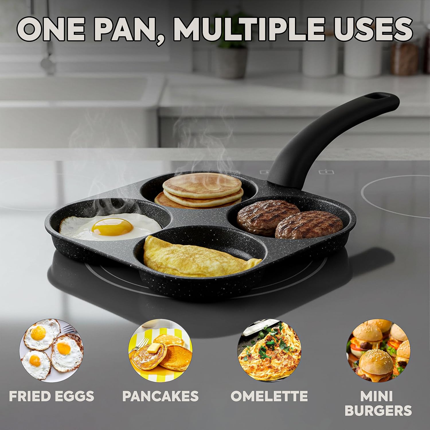 مقلاة بيض غير لاصقة، مقلاة فطا - مراجعة Cast Iron Skillet وسعره